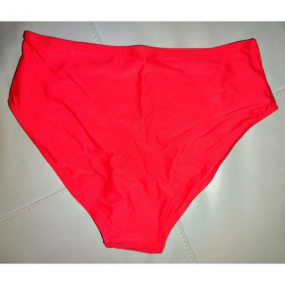 NWT  Eomenie Halter Tankini Swimsuit Set Size S Red Summer Beach Pool 2 Piece - Picture 5 of 10